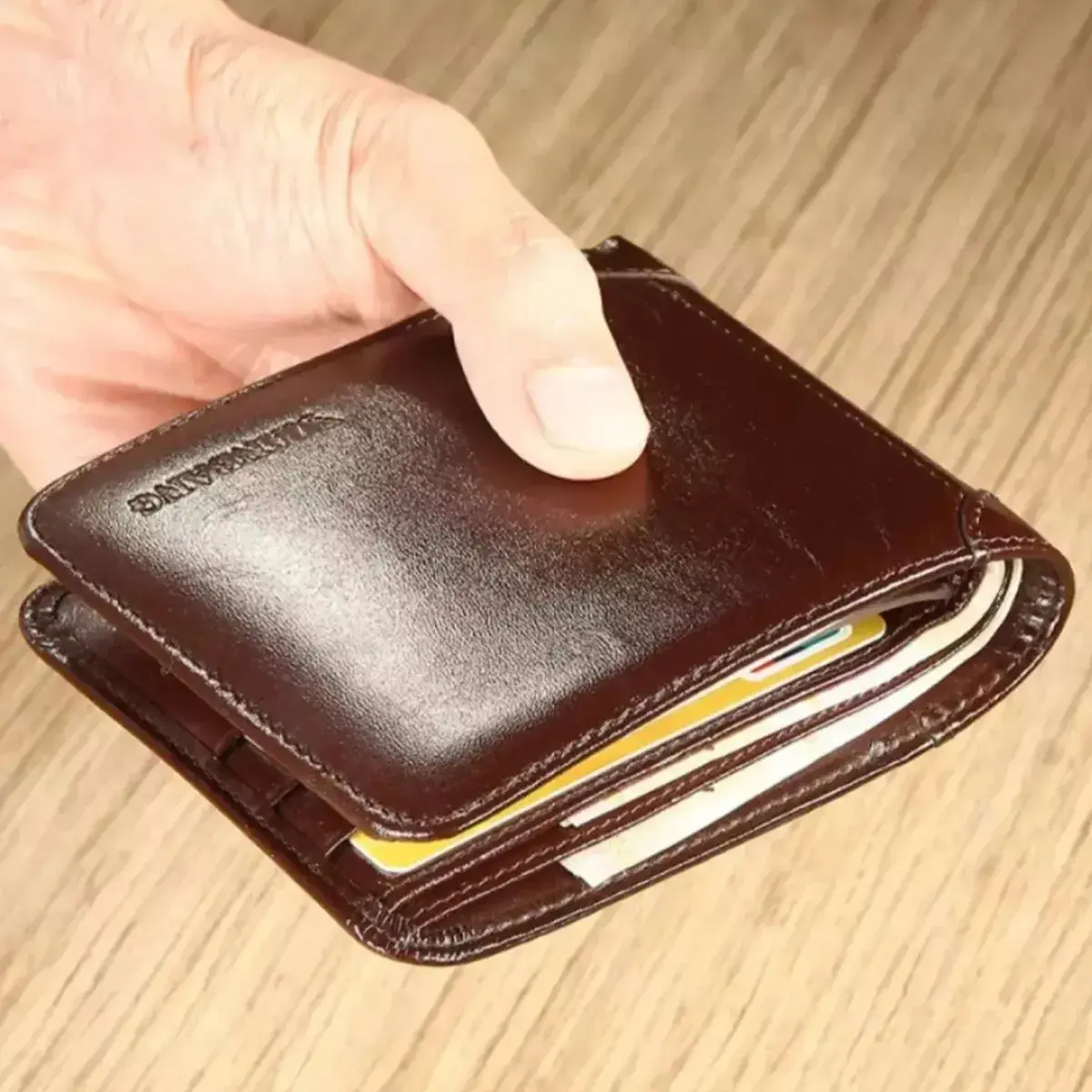 Brown Artificial Leather wallet For Men - Modern & High Quality