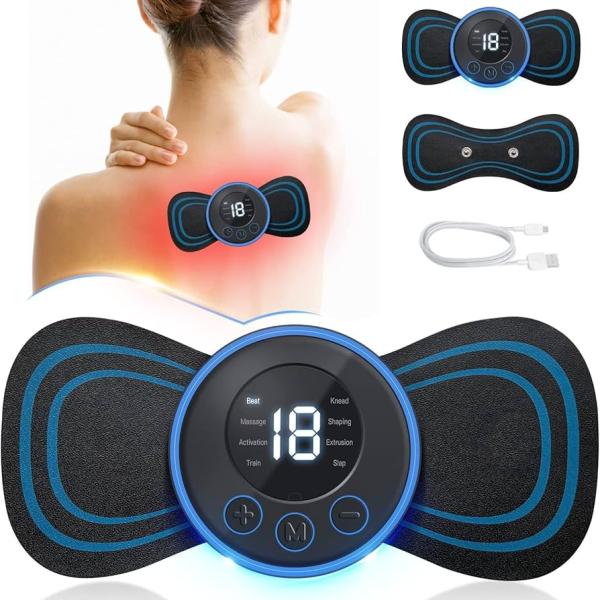 EMS Mini Massager Muscle Stimulator Full Body Relaxation Acupoints Massage Device