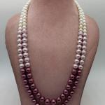 Two-Strand Ombre Pearl Necklace