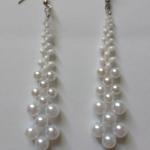 Elegant Cascading Pearl Drop Earrings