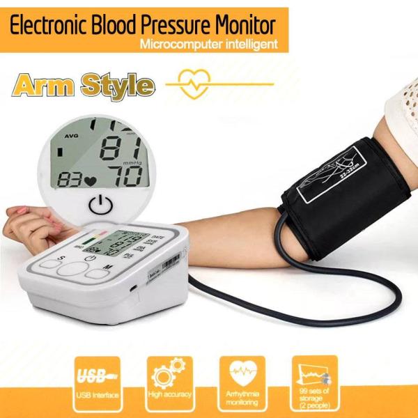 Electronic Digital Blood Pressure Monitor Sphygmomanometer
